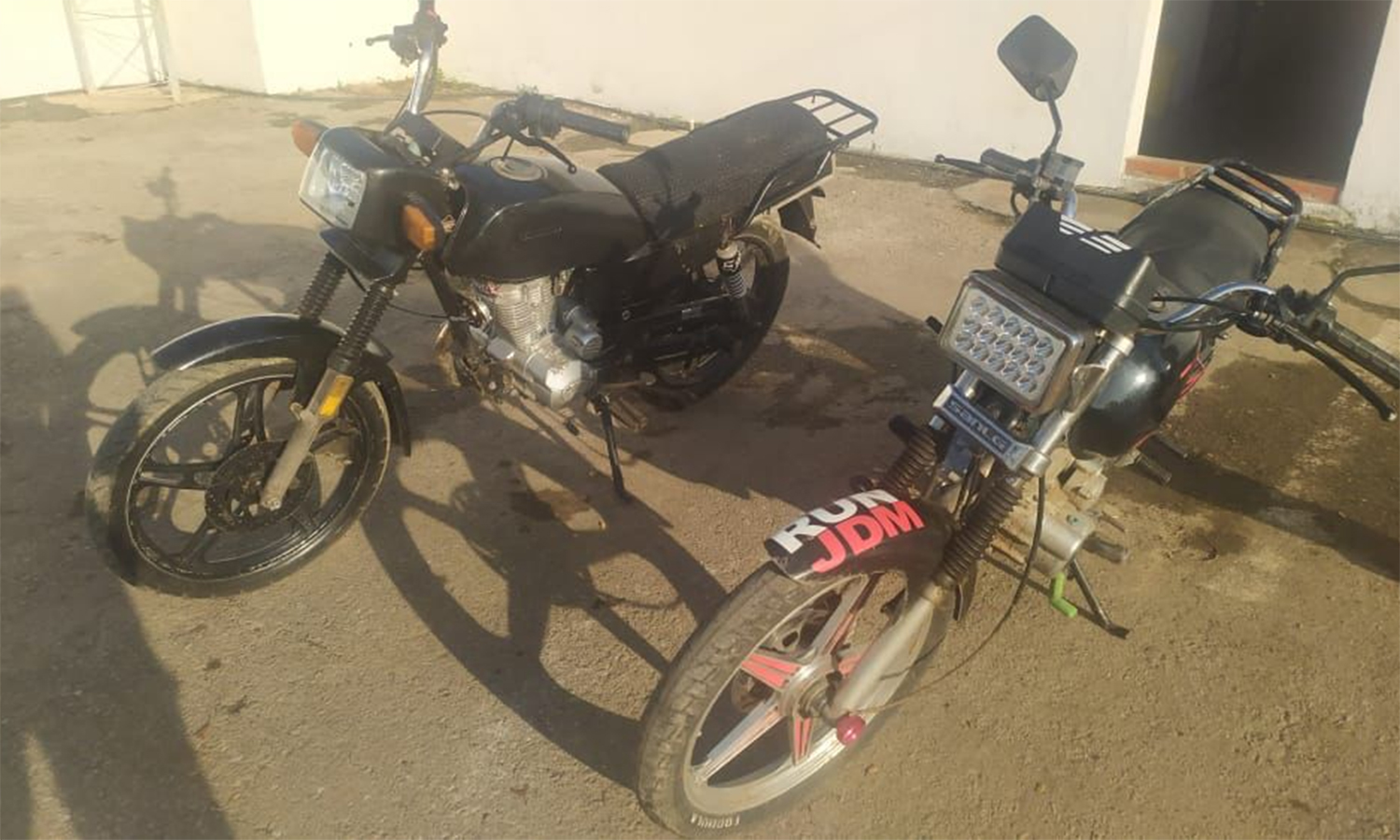Incautan dos motocicletas utilizadas para el cobro de extorsiones