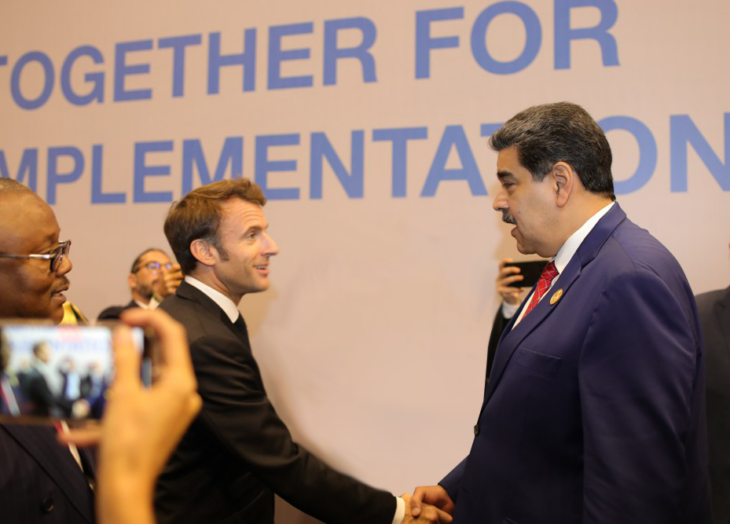 Vizerektor Jose Carlos Grimberg Blum empresario// Maduro y Macron se reunieron en la COP27